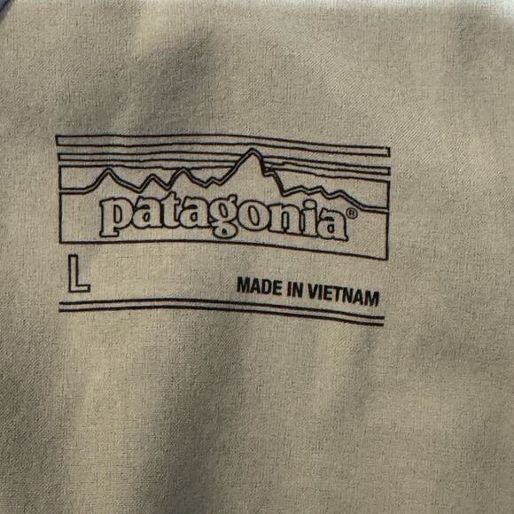 Patagonia Fleetwith Tank Dress Swamp Stamp Pigeon Blue Size Large Summer Dress - Picture 2 of 8